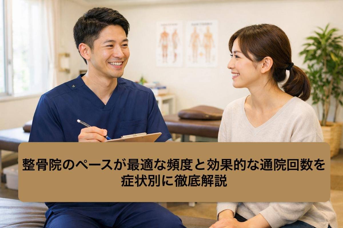 整骨院のペースが最適な頻度と効果的な通院回数を症状別に徹底解説